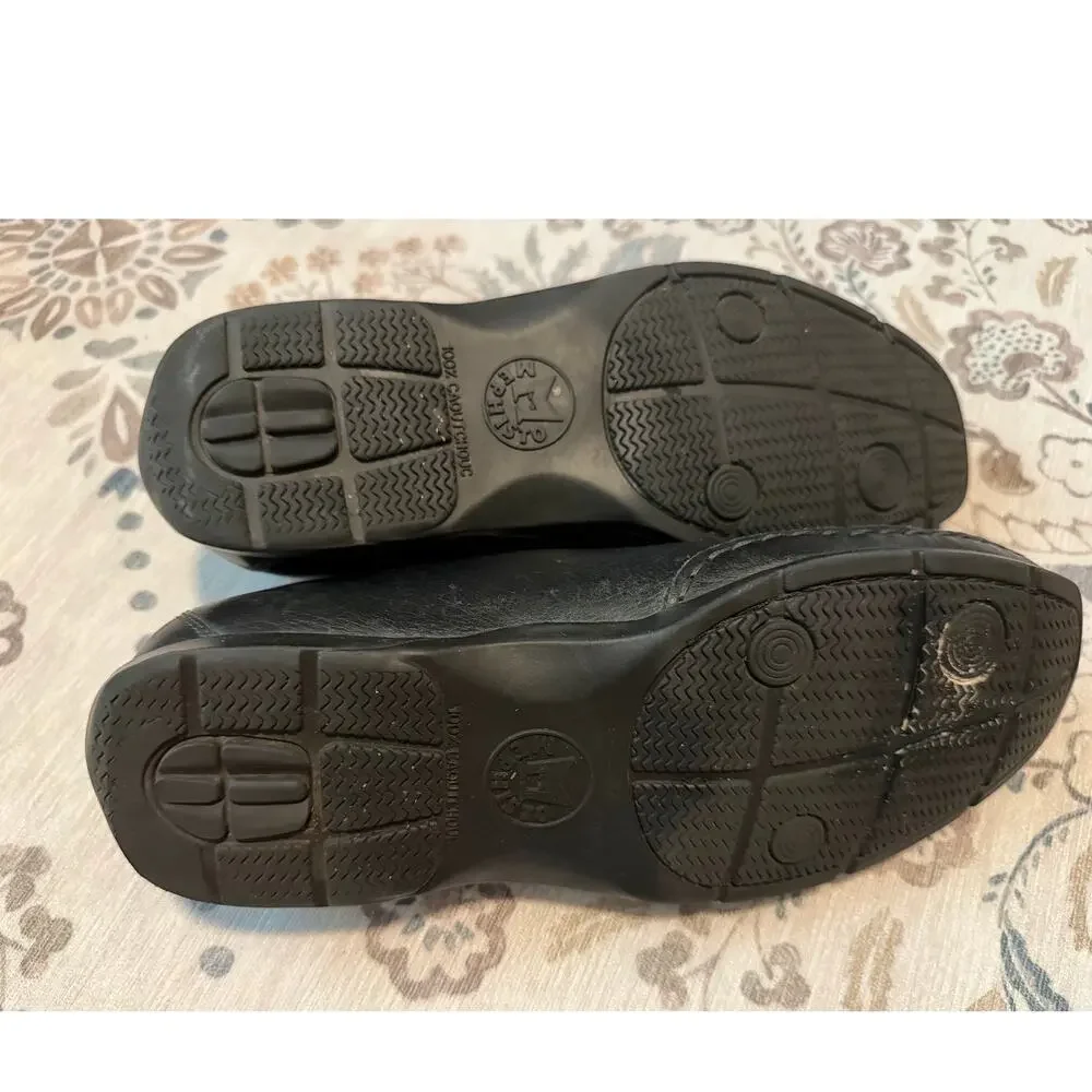 Mephisto Edlef Men's Loafers Black Leather Slip-on Shoes Size 9.5 US / 9 UK